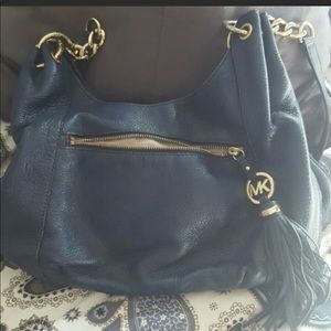 Michael Kors navy crossbody purse.